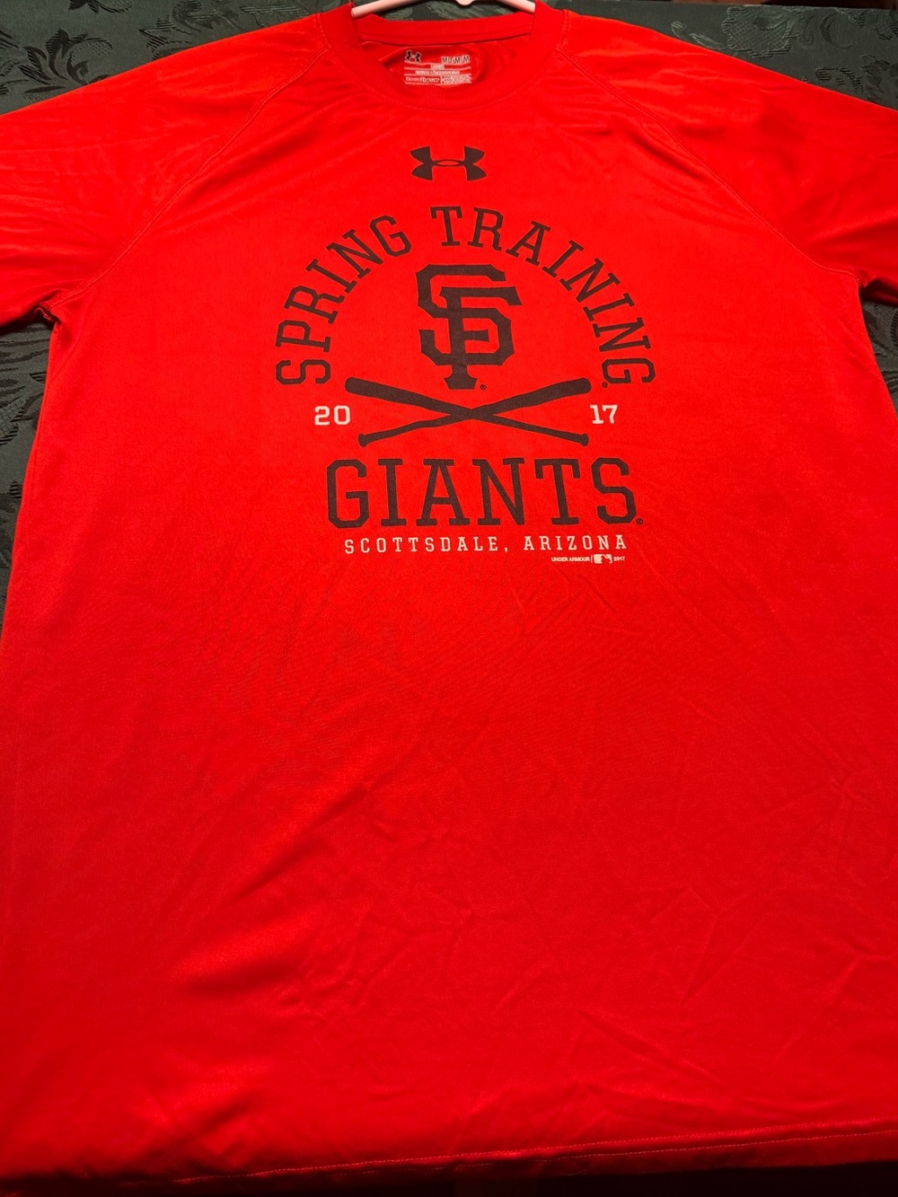 Under Armour Men’s San Francisco Giants Red Spring Training Performance Tee